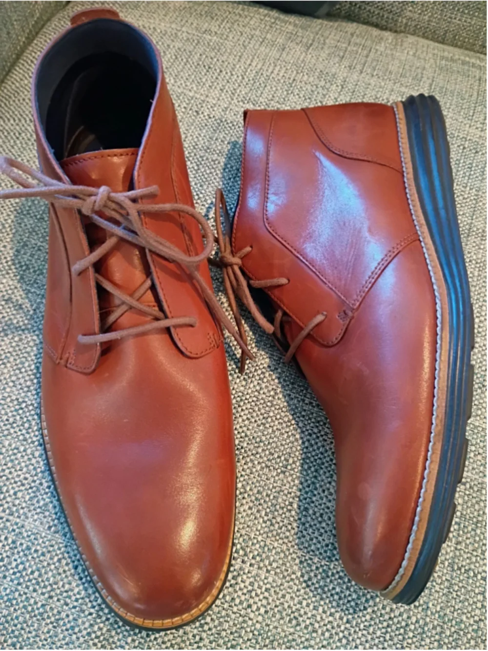 Cole Haan-Sz 11- Original Grand Chukka Boot Woodbury/Dark Roast Style C28214
